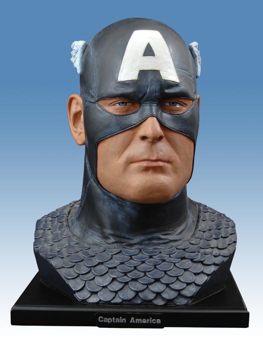 Alex Ross Captain America Head Bust