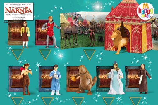 McDonald's 2005 Disney The Chronicles of Narnia Toys-Choose Your Favorites! 