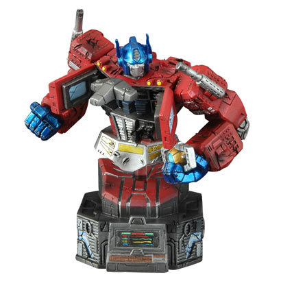 Battle Damaged Optimus Prime Bust