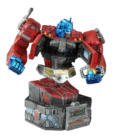 Battle Damaged Optimus Prime Bust