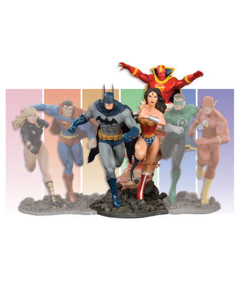 JLA BUILD-A-SCENE STATUE: PART 1