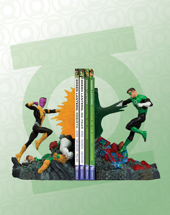 GREEN LANTERN VS. SINESTRO BOOKENDS