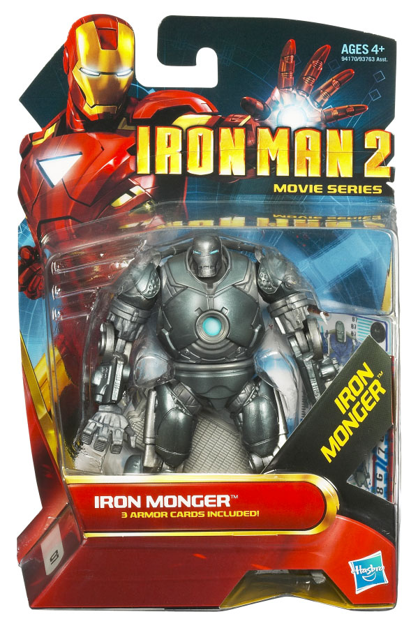 Hasbro marvel iron man 2 action figures