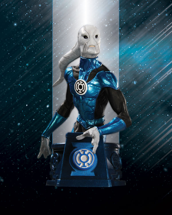 HEROES OF THE DC UNIVERSE: BLACKEST NIGHT: BLUE LANTERN SAINT WALKER BUST