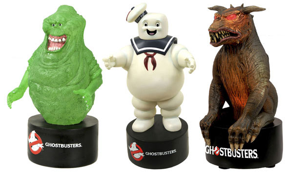 Light-Up Ghostbusters Statues