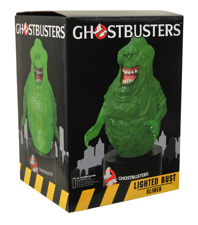 Light-Up Ghostbusters Statues