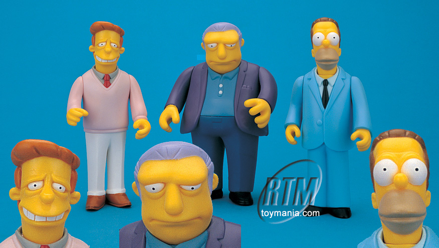 Celebrity Simpsons Series One action figures