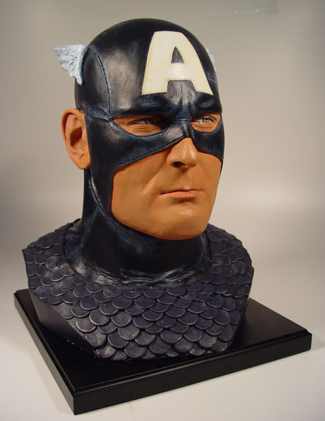 captain america bust