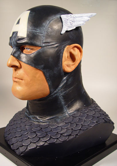 captain america bust