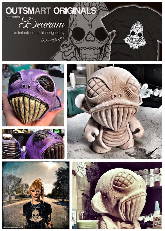 Custom 7 Munny by Dave Webb - outsmART originals giveaway