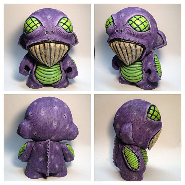 Custom 7 Munny by Dave Webb - outsmART originals giveaway