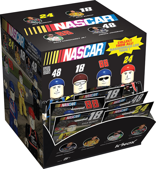 k'nex nascar driver figure bags