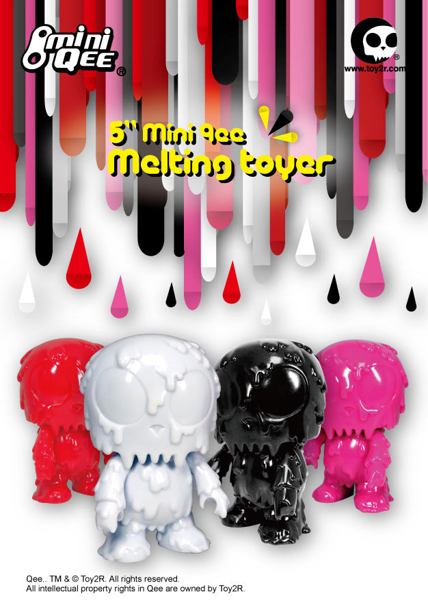 Toy2R's New 5 Inch Mini Qee Spike Toyer and Melting Toyer Collection