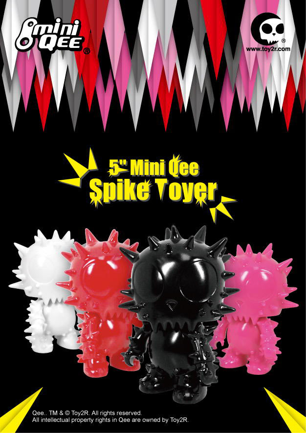Toy2R's New 5 Inch Mini Qee Spike Toyer and Melting Toyer Collection