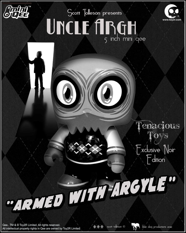 Noir Edition Uncle Argh 5 Inch Mini Qee