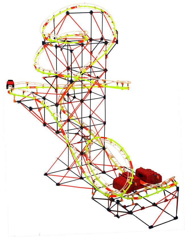 thrill ride roller coaster Sets from k'nex