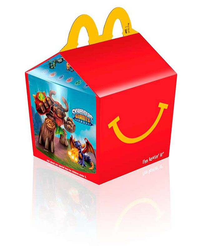 Skylanders Giants in McDonald's Happy Meals