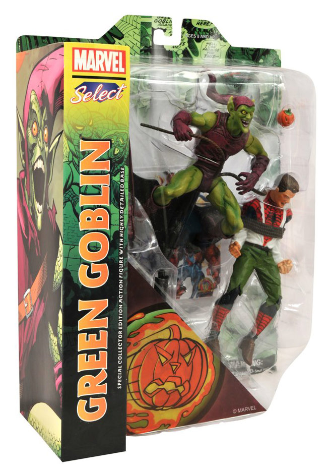 Diamond Select Toys Marvel Select: Classic Green Goblin vs. Spider Man  Action Figure