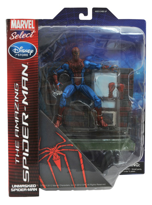 Disney Store Exclusive Marvel Select Amazing Spider-Man Figures