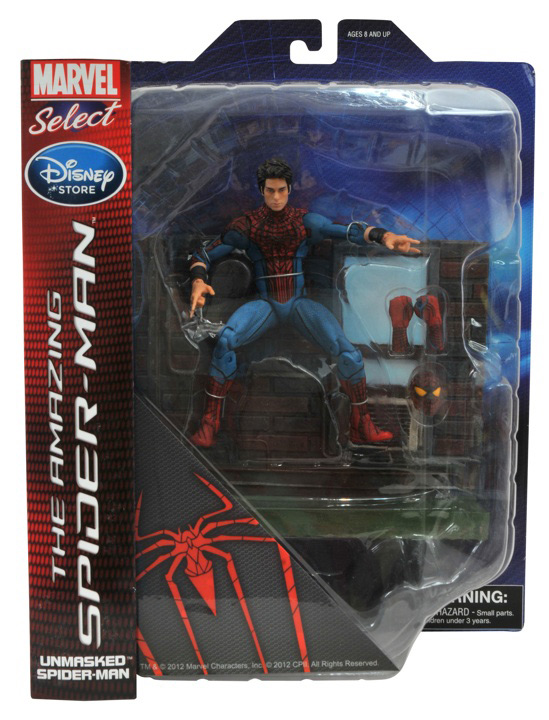 Disney Store Exclusive Marvel Select Amazing Spider-Man Figures