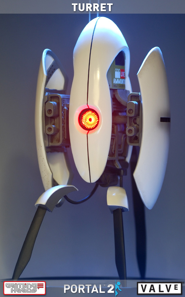 Portal 2 Turret Statue by Gaming Heads