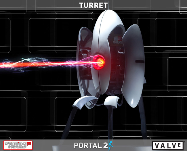 Portal 2 Turret Statue by Gaming Heads