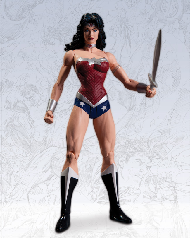 CYBORG AND WONDER WOMAN ACTION FIGURES