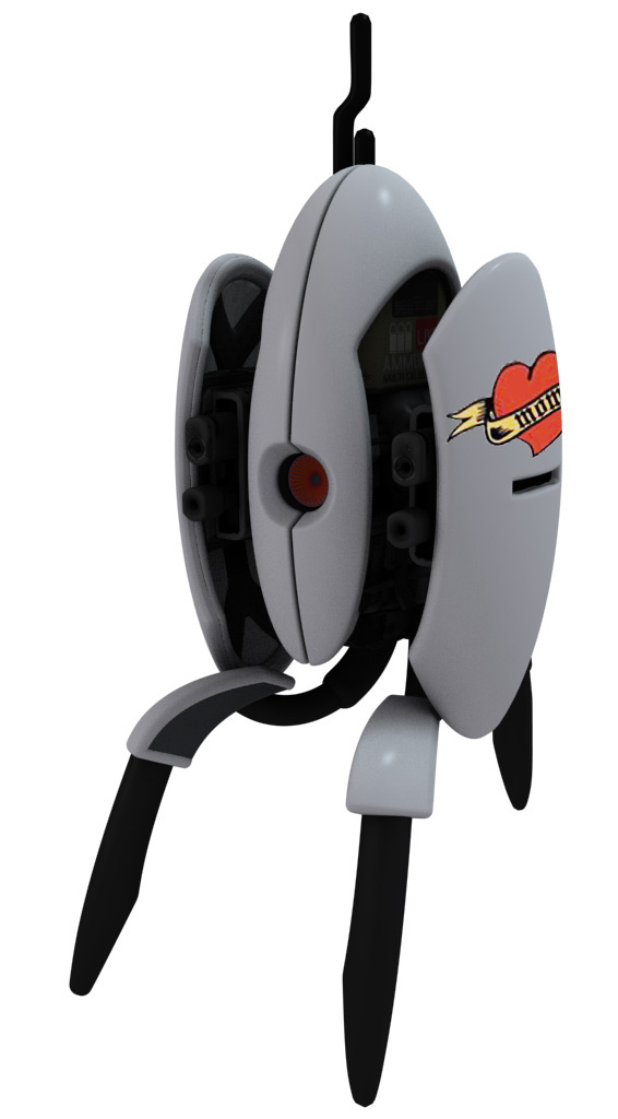 Portal 2 Sentry Turret Figures