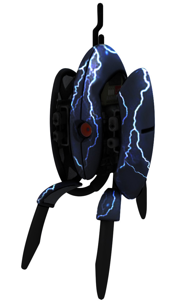 Portal 2 Sentry Turret Figures