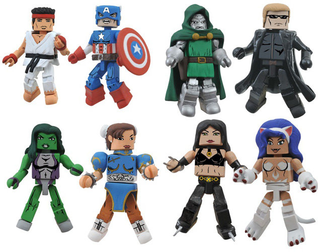 marvel vs capcom minimates