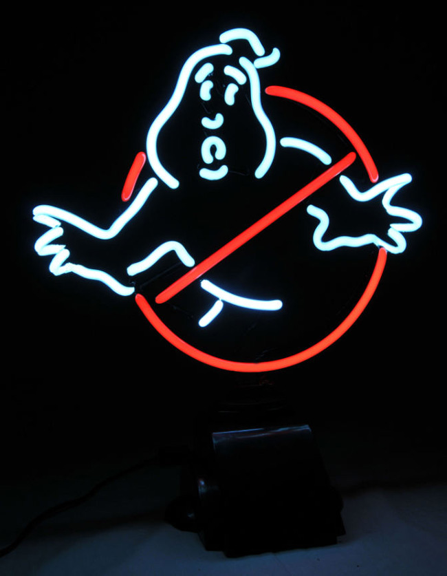 Marvel Comics and Ghostbusters Neon Signs Raving Toy Maniac