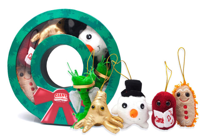 GIANTmicrobes Holiday Plush Collection