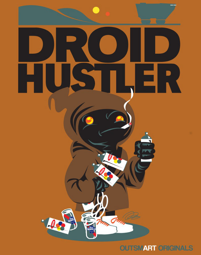 The Hustler T-Shirt by Pocket Wookie