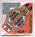 Sticker Sheet for Rocket Ship