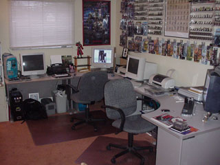 Chris and Jay's desks