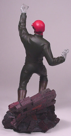 Red Skull Statue