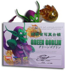 Rogue's Gallery Green Goblin Bust