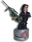 gi joe baroness mini bust