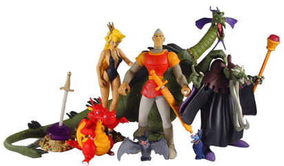 Dragon's Lair 3D action figures