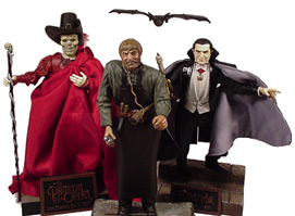 Universal Monsters action figures group picture