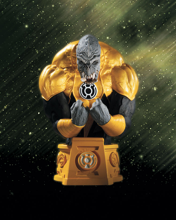 HEROES OF THE DC UNIVERSE: BLACKEST NIGHT: SINESTRO CORPS MEMBER ARKILLO BUST