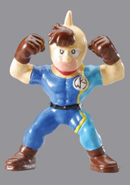 1.5-inch Micro Muscle Wrestler Figure - Kevin Mask & Kid Muscle