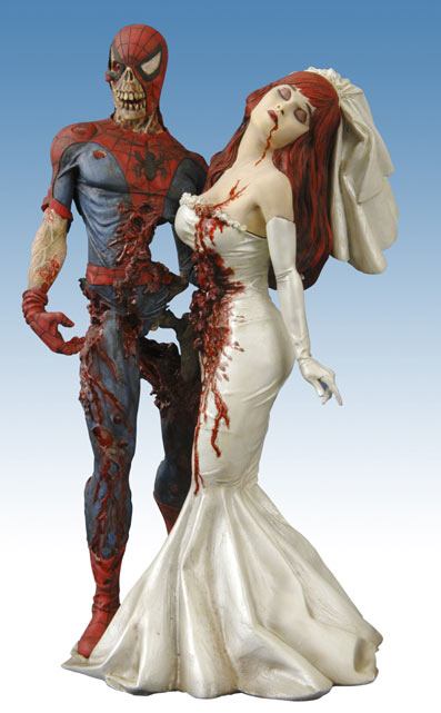 Marvel Milestones Zombie Spider-Man & Mary Jane Statue