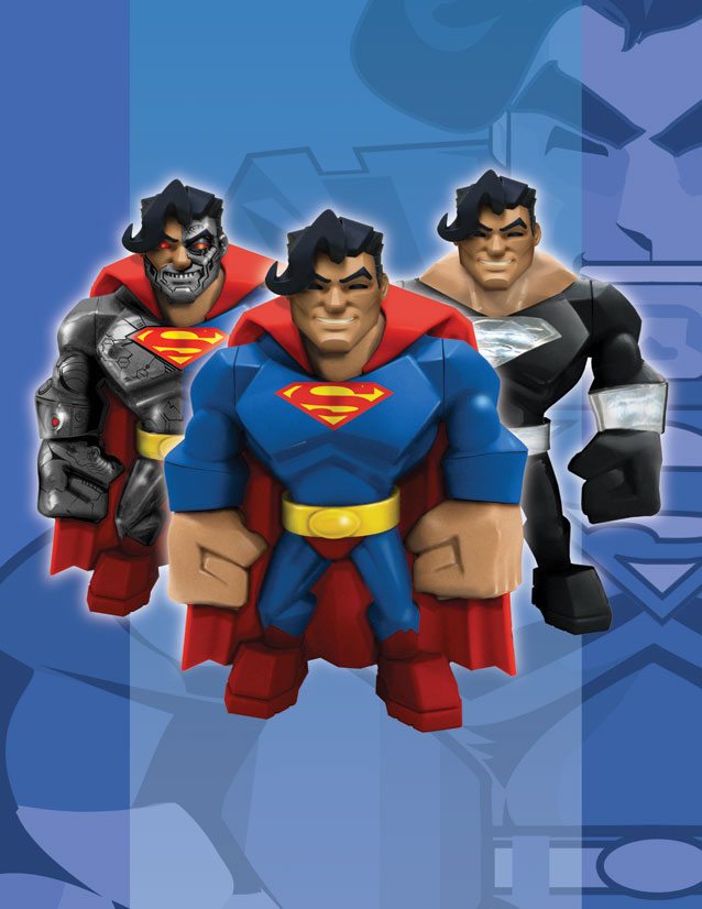 Superman UNI-FORMZ Figures