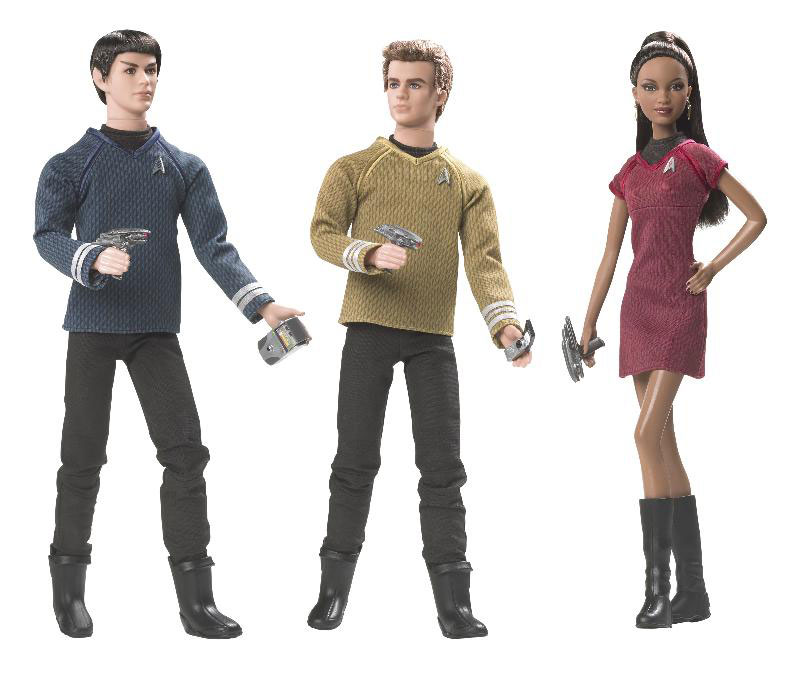 Star Trek Movie Barbie Dolls