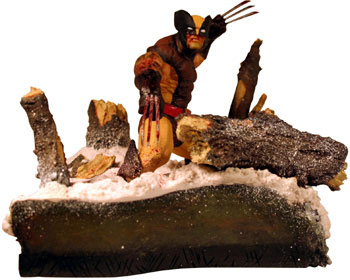 dynamic forces diorama statue