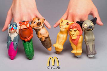 lion king toys at mcdonalds