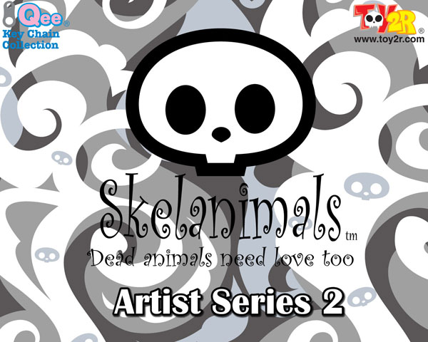 skelanimals qee figures and toy2r