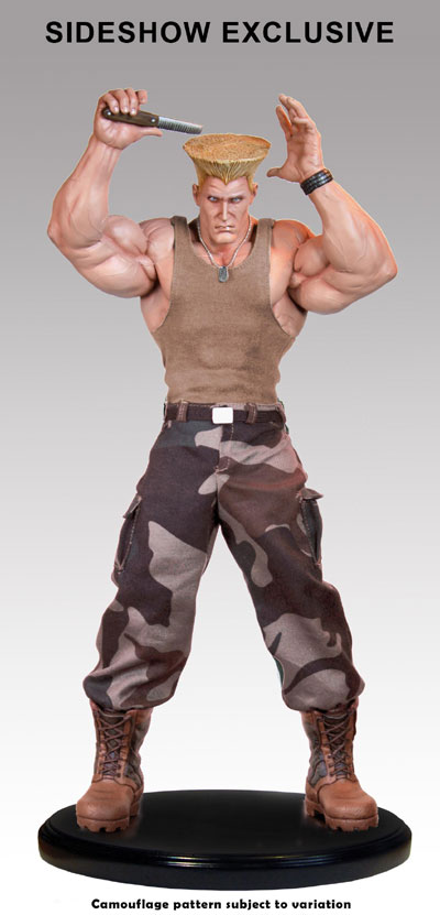 Guile Street Fighter Statue