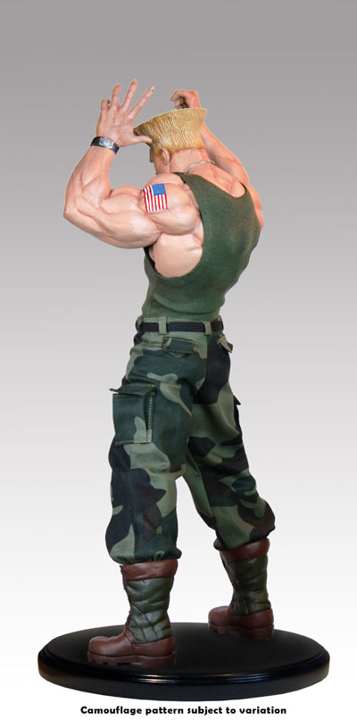 Guile Street Fighter Statue